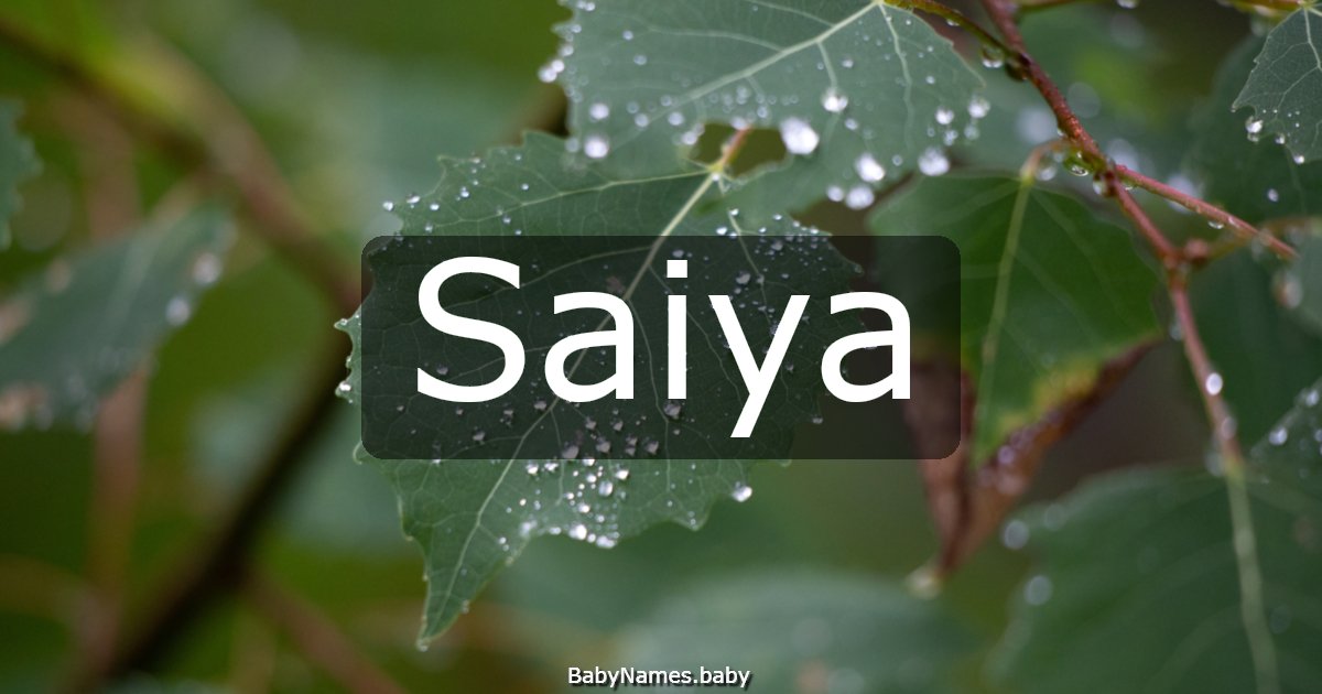Saiya
