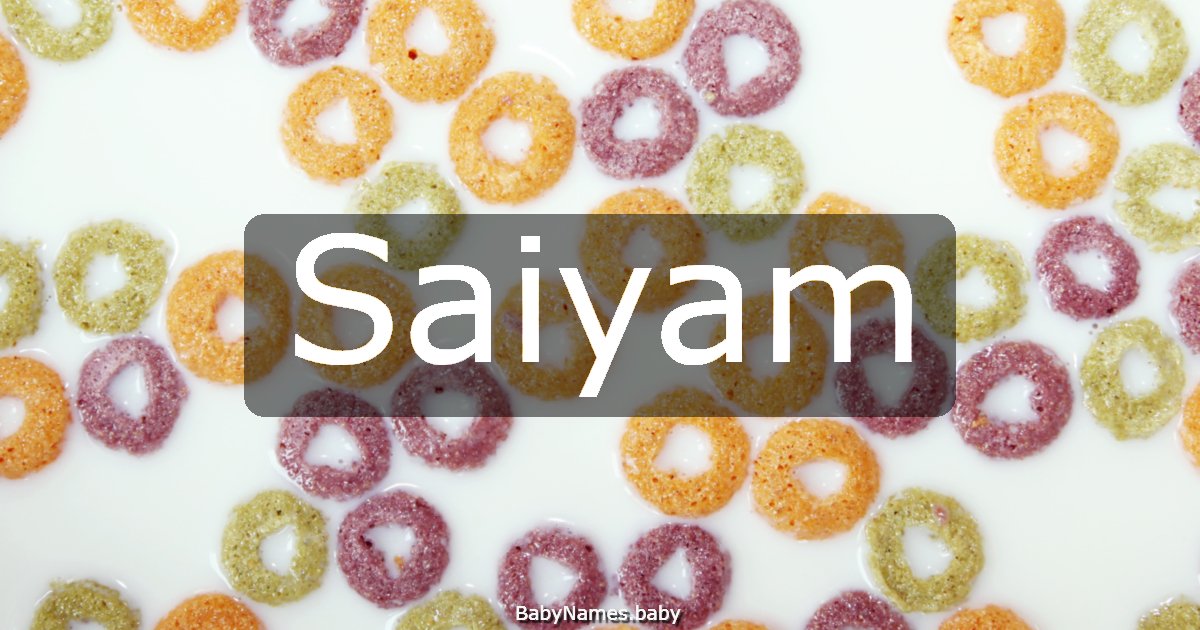 Saiyam