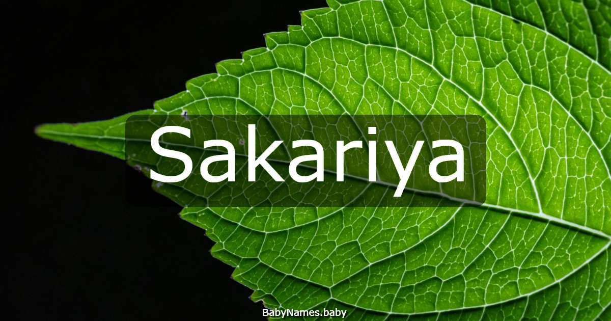 Sakariya