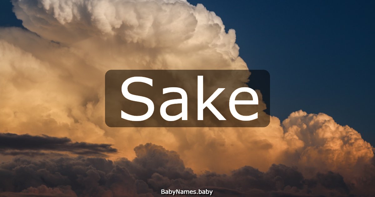 Sake