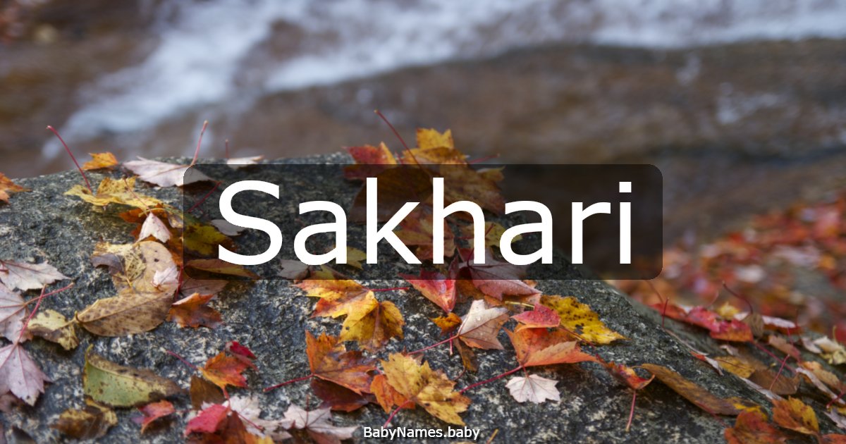Sakhari