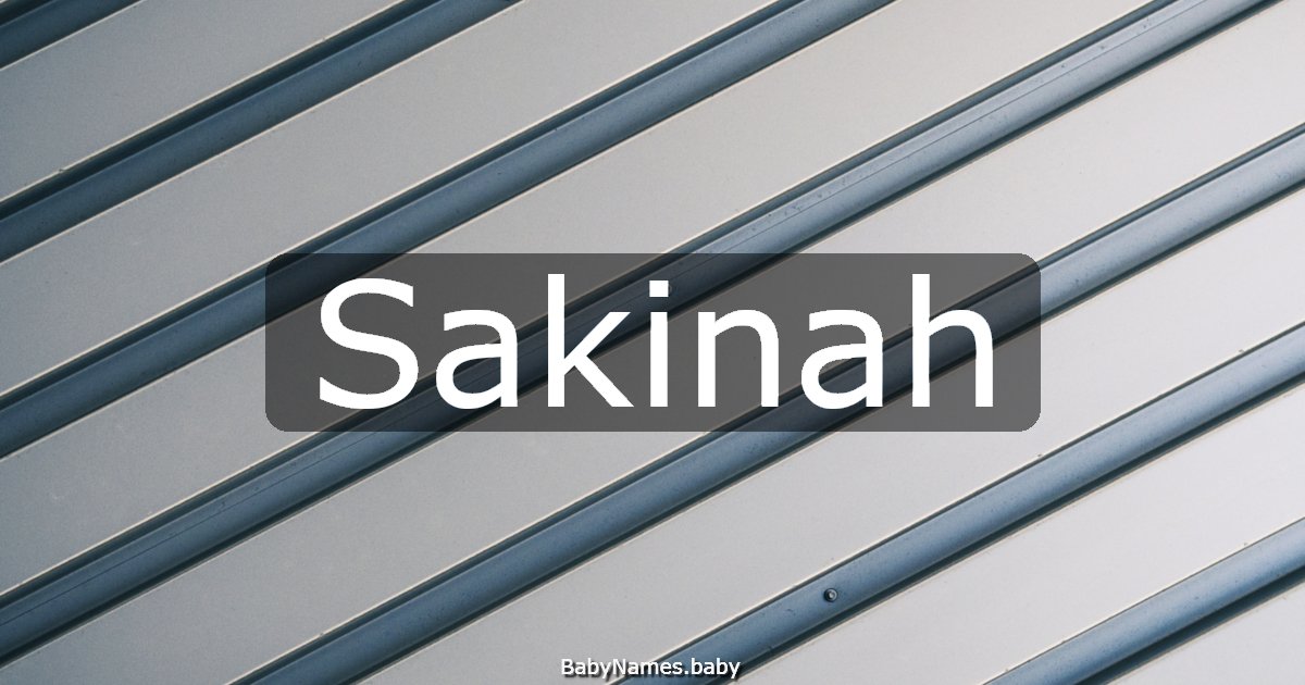 Sakinah