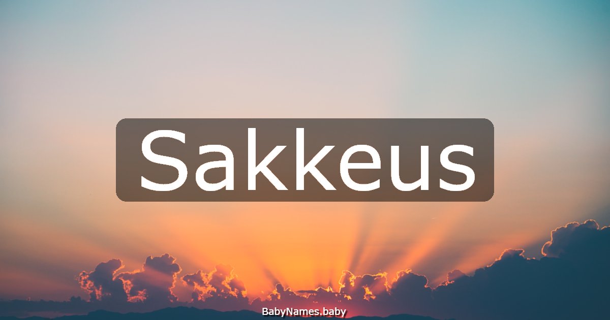 Sakkeus