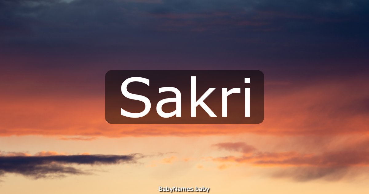 Sakri