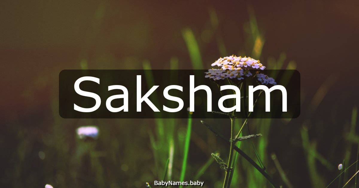 Saksham
