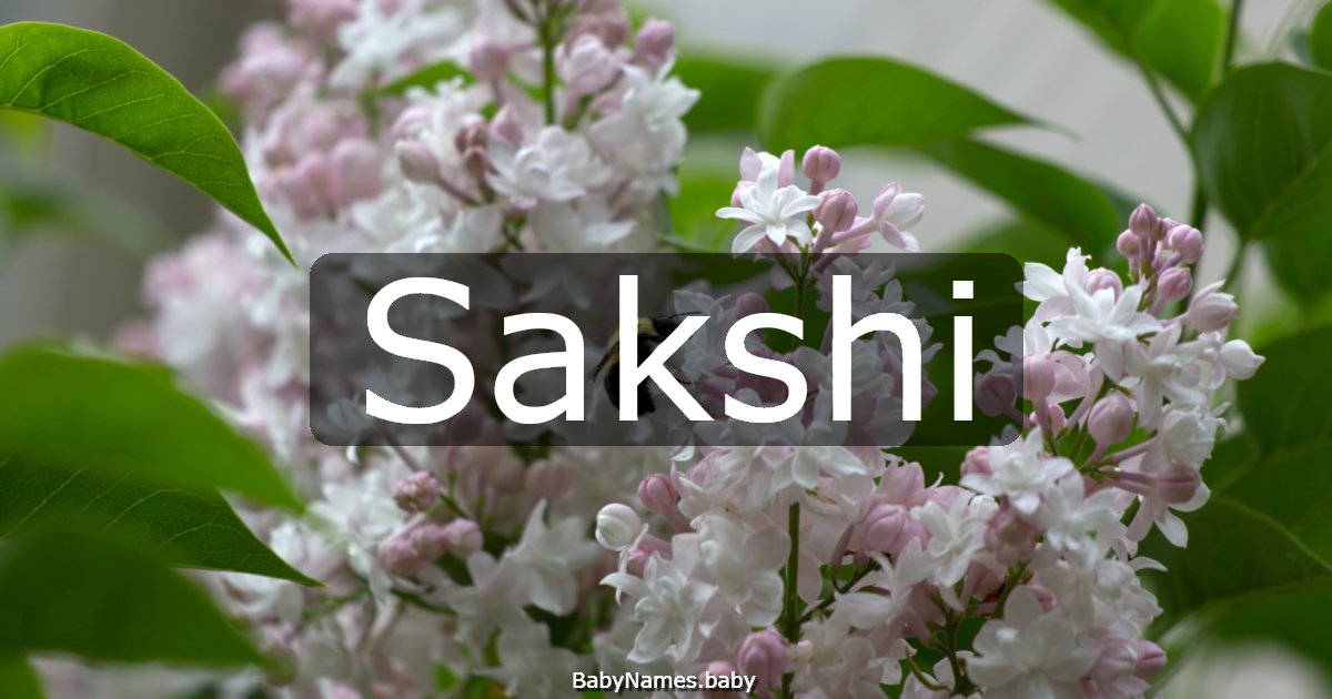 Sakshi