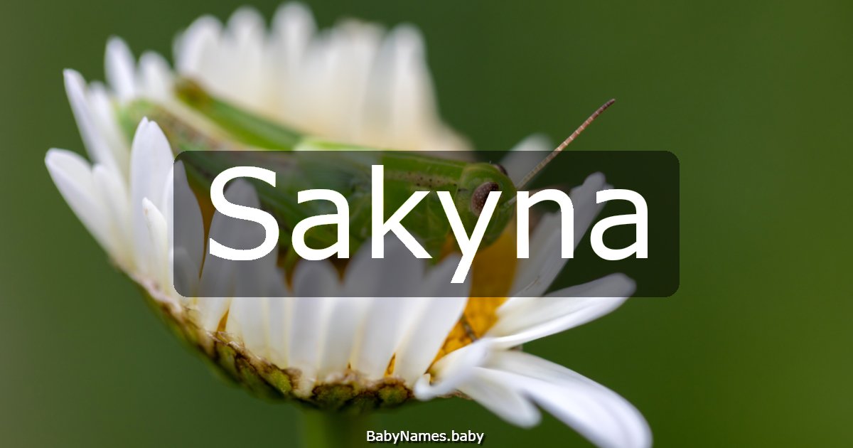 Sakyna