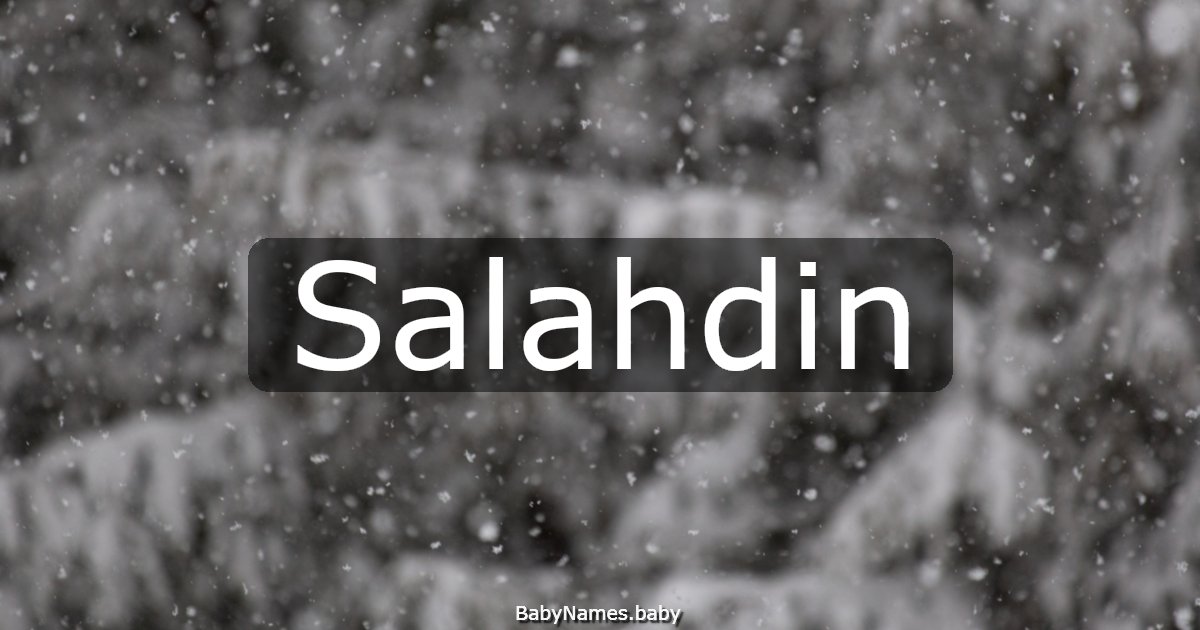 Salahdin