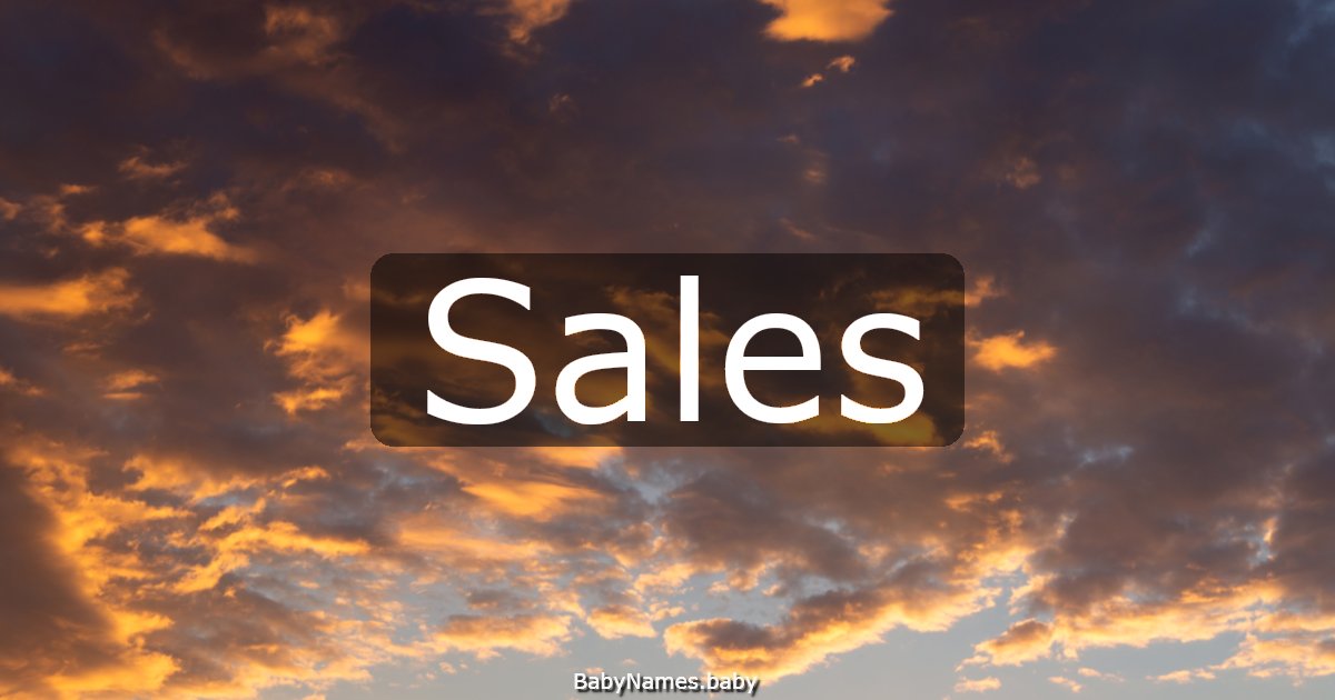 Sales