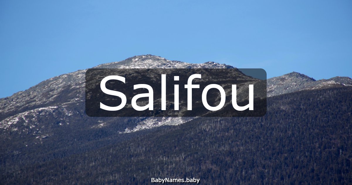 Salifou
