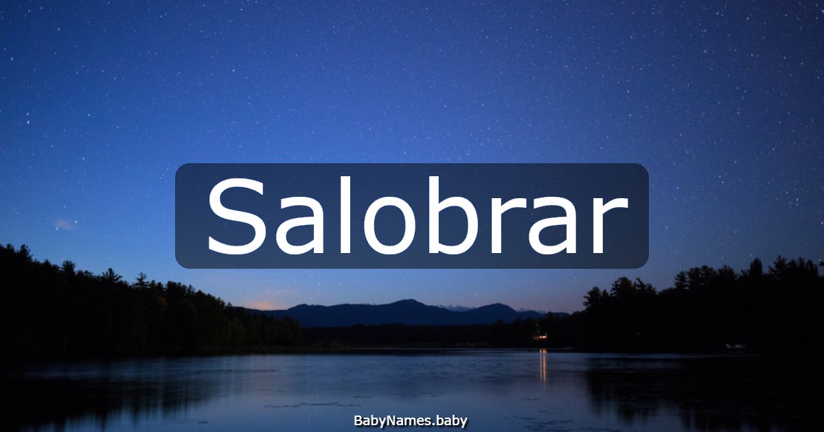 Salobrar