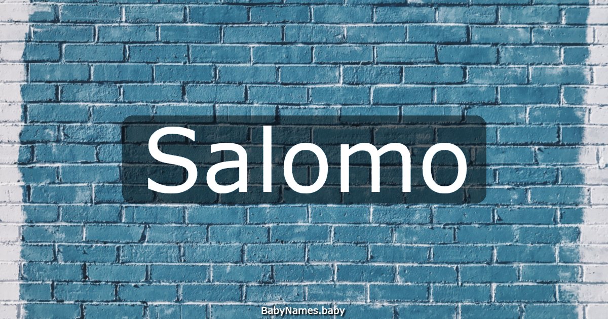 Salomo