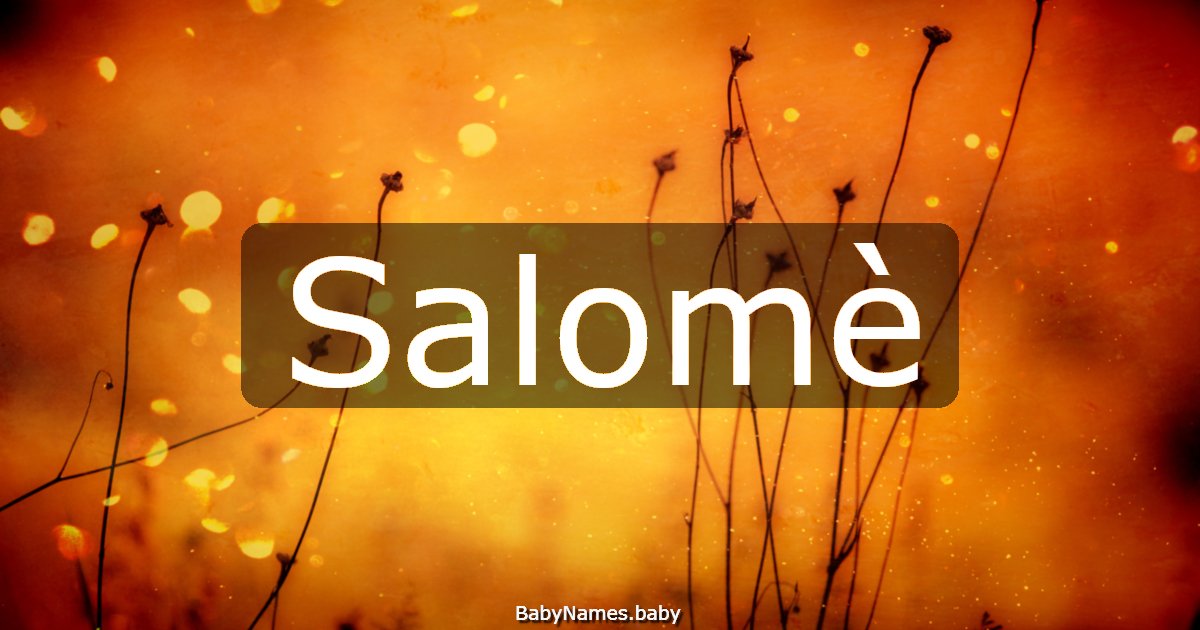 Salomè