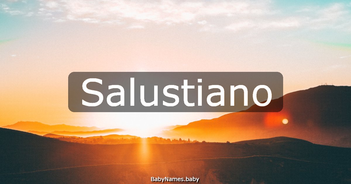 Salustiano