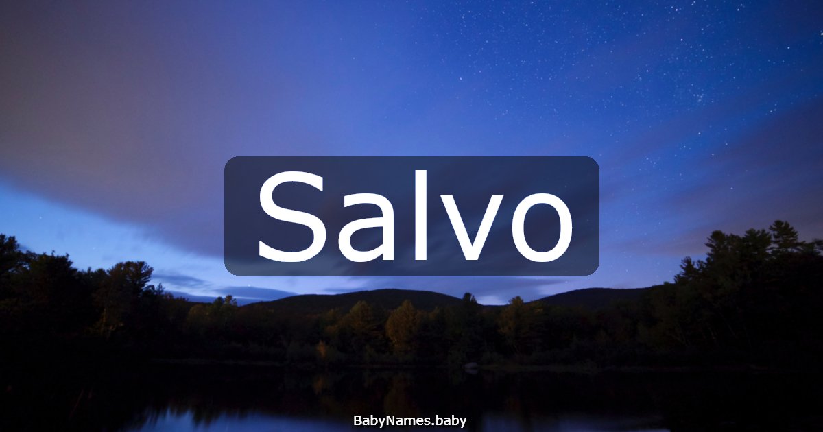 Salvo