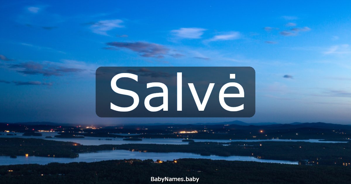 Salvė
