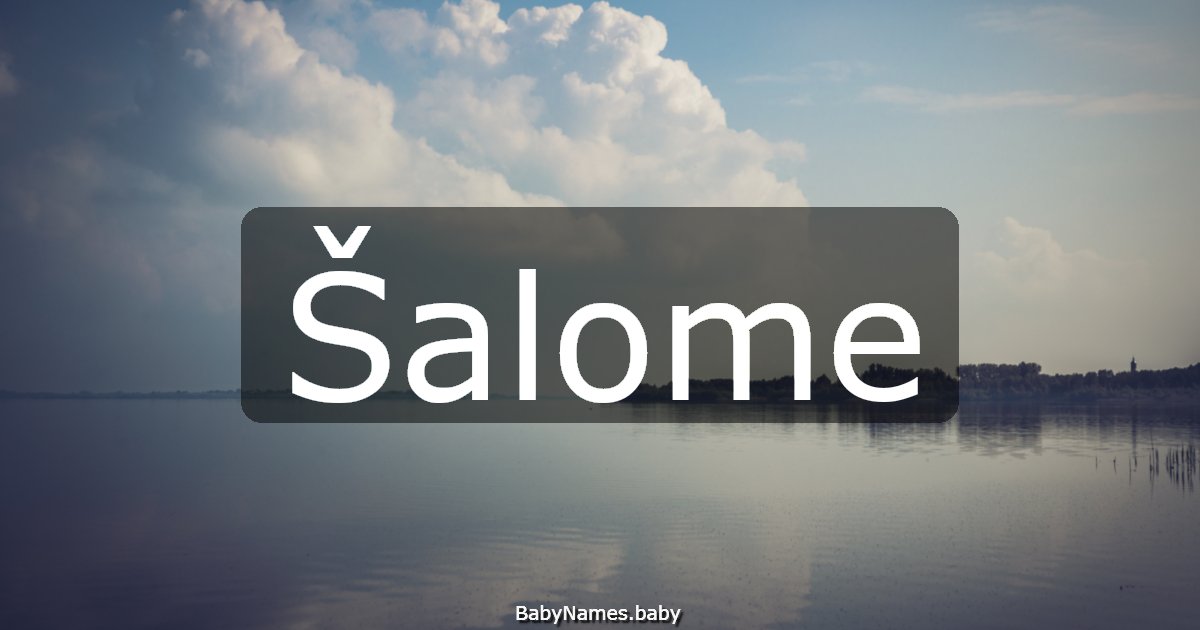 Šalome