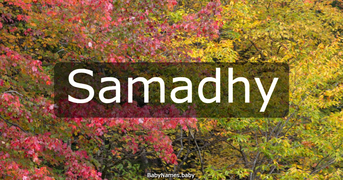 Samadhy