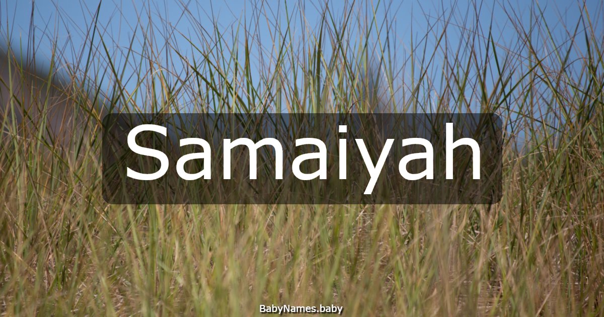 Samaiyah