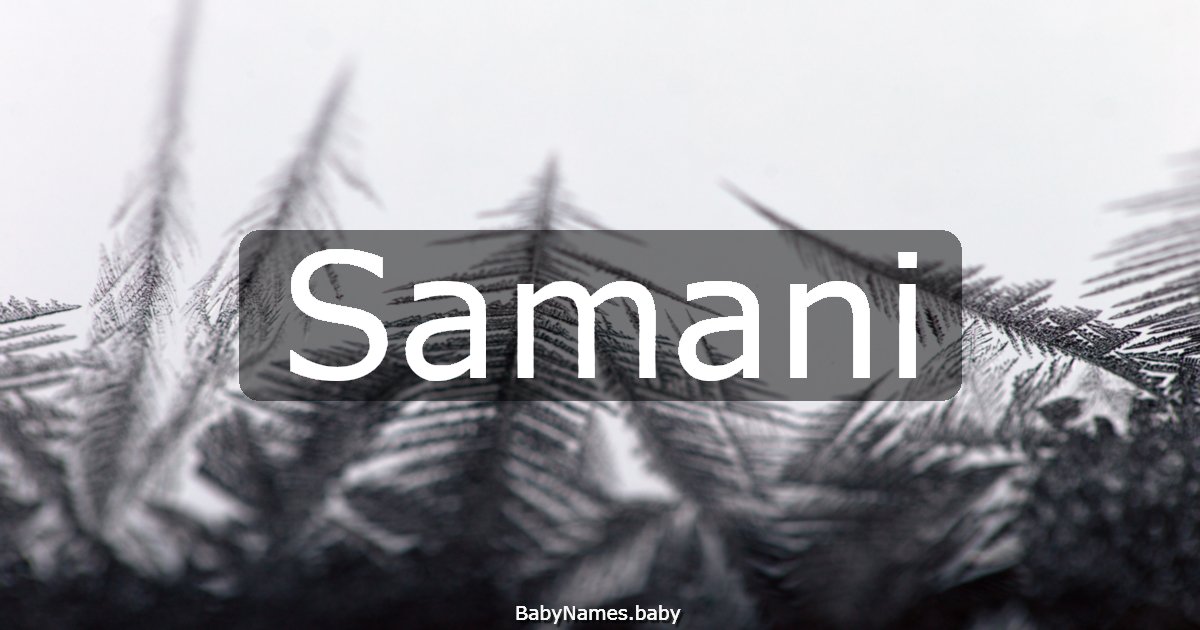 Samani