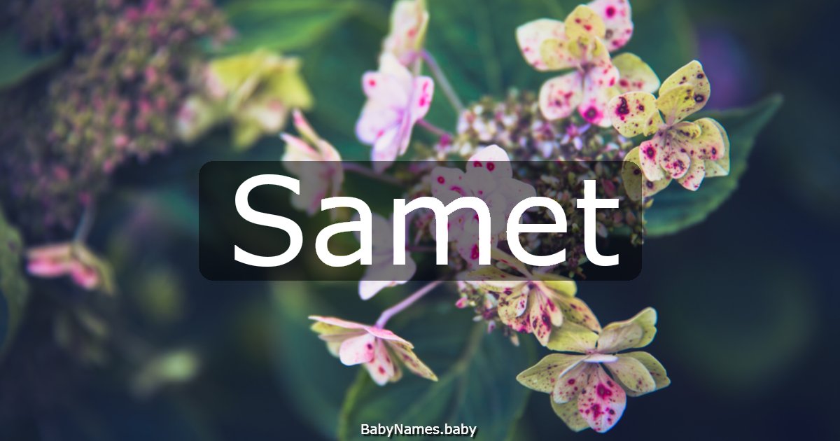 Samet