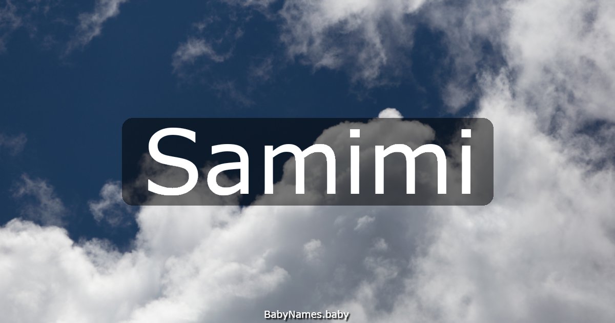 Samimi