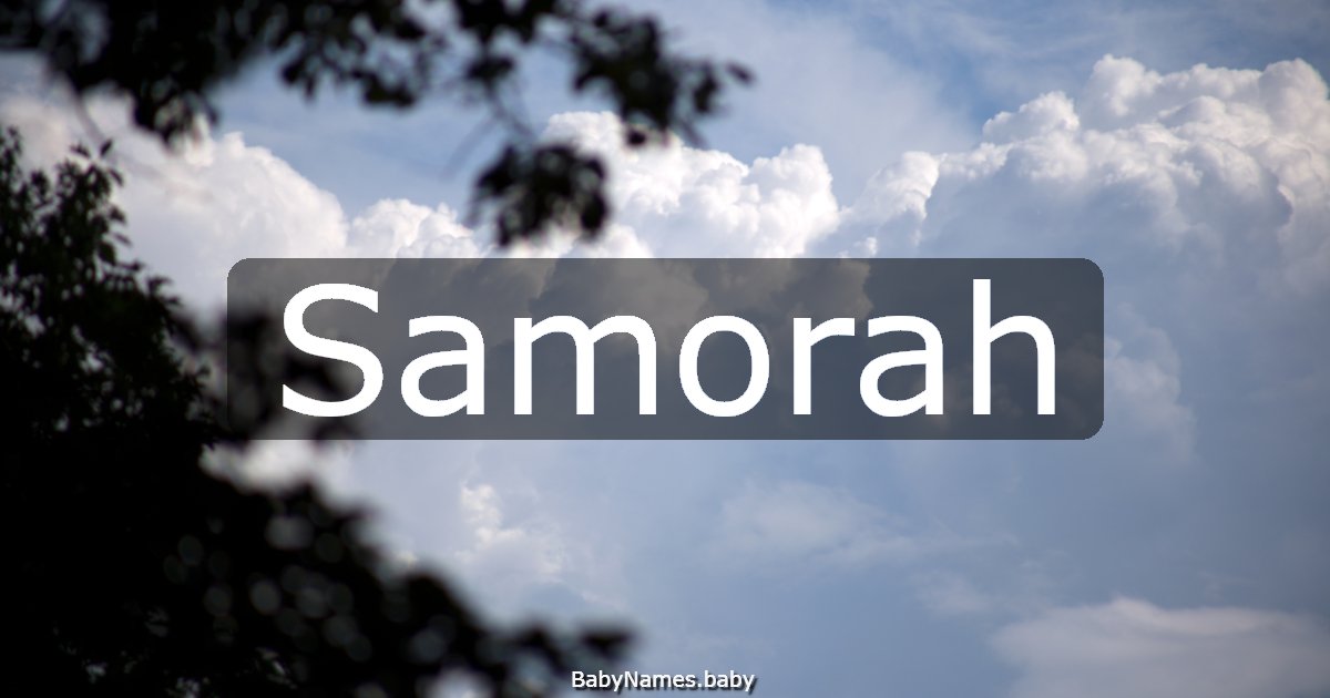 Samorah