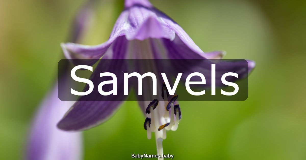 Samvels