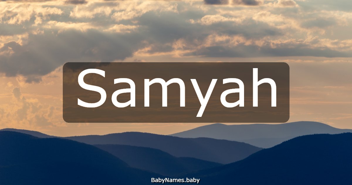 Samyah