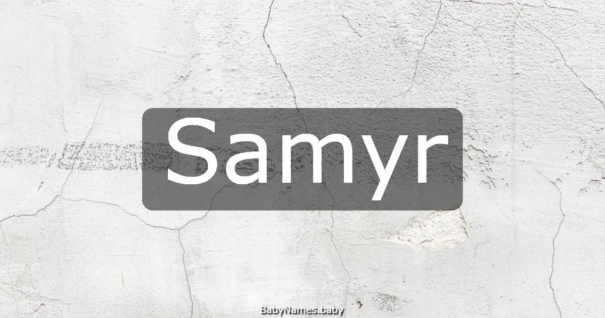 Samyr