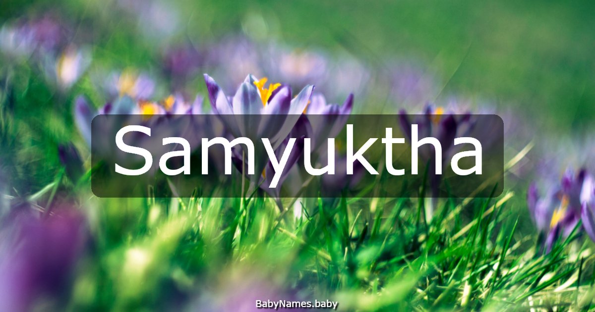 Samyuktha