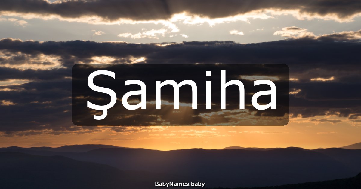 Şamiha