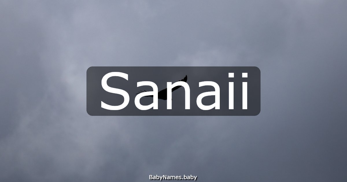 Sanaii