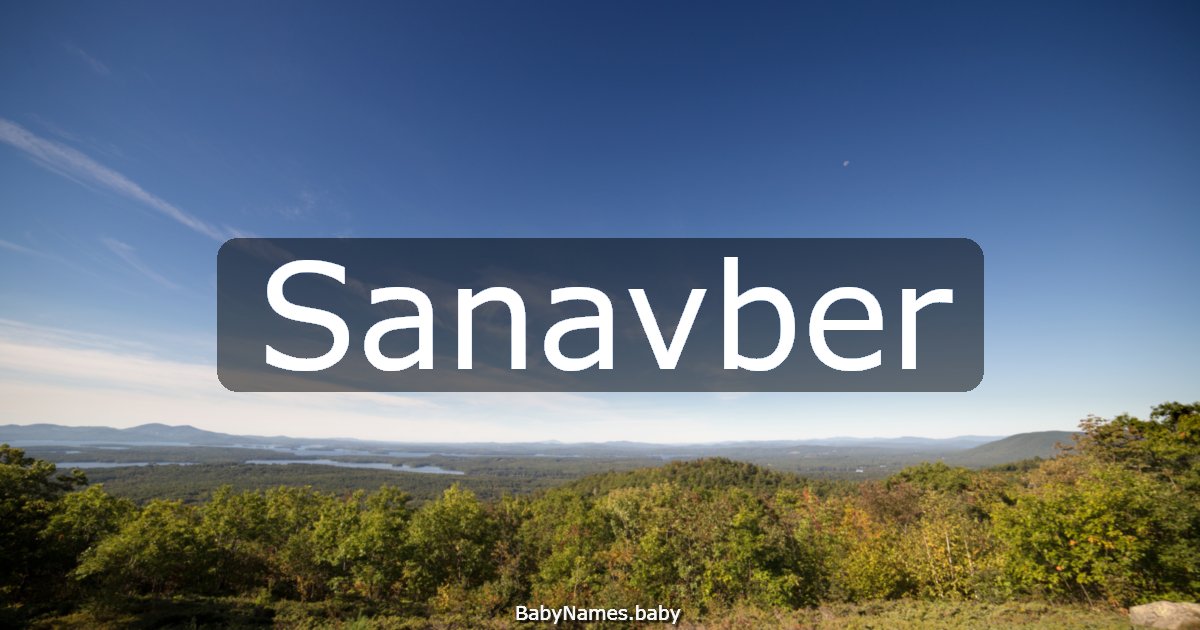 Sanavber