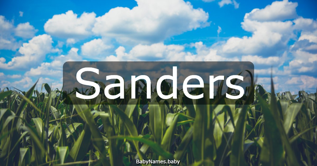 Sanders