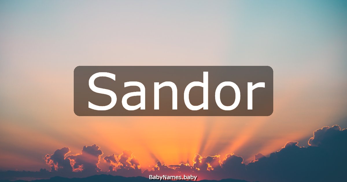 Sandor
