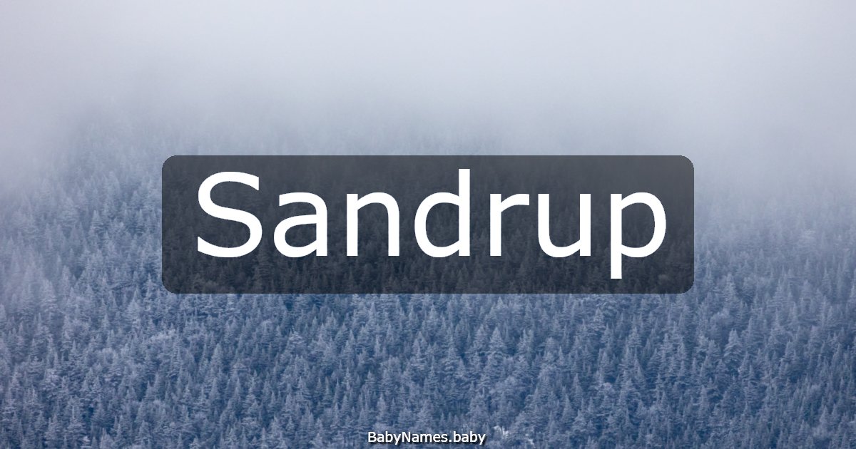 Sandrup