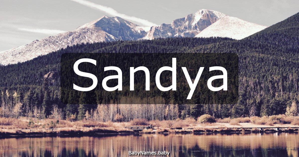Sandya