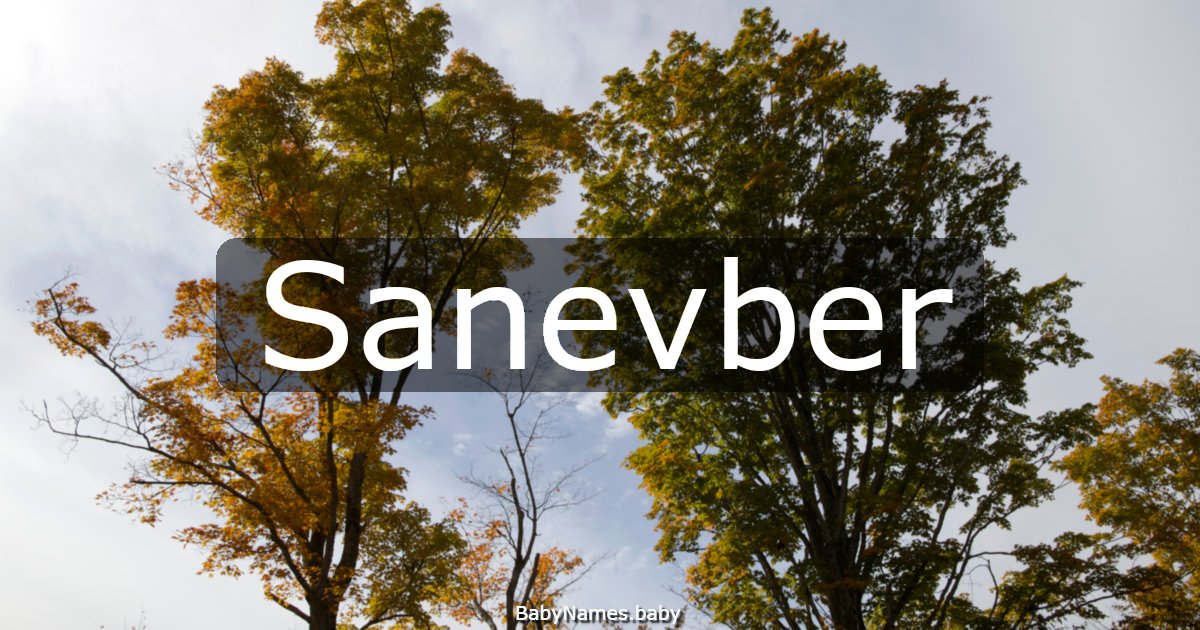 Sanevber
