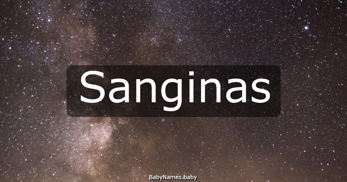 Sanginas