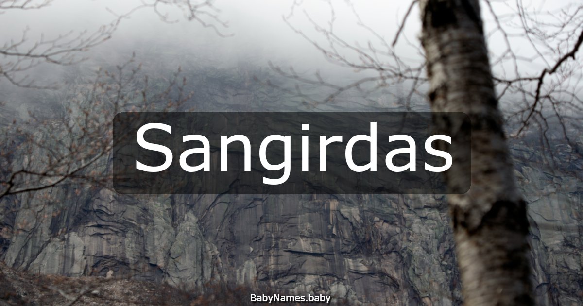 Sangirdas