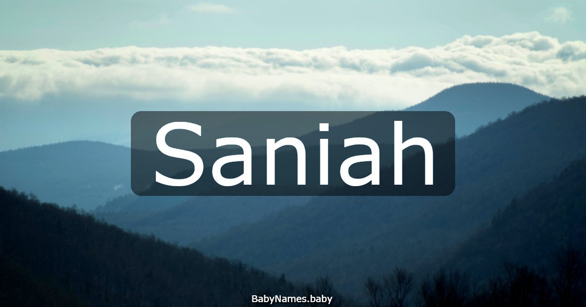 Saniah