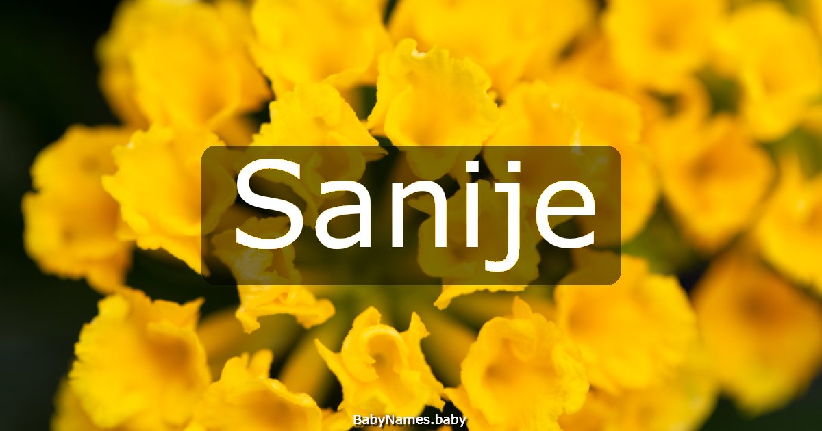 Sanije
