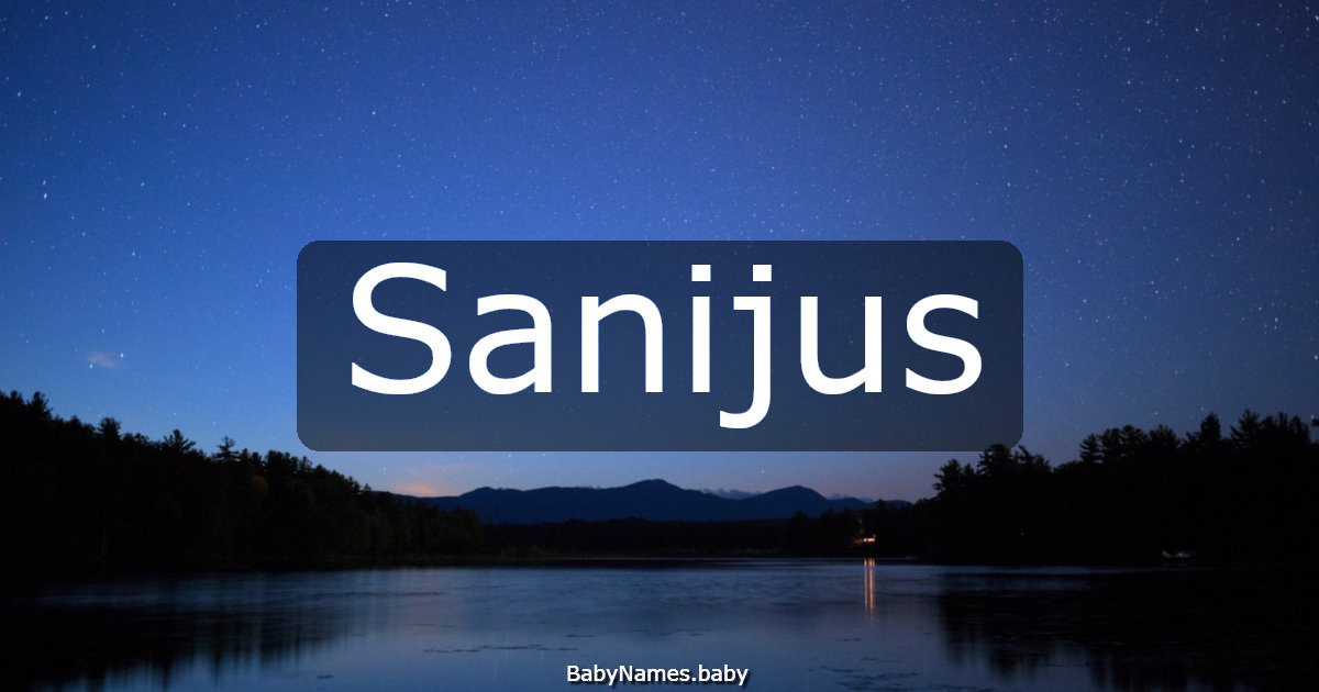 Sanijus
