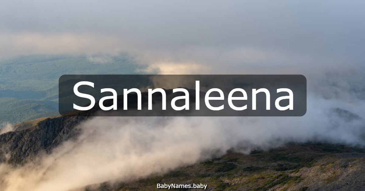 Sannaleena