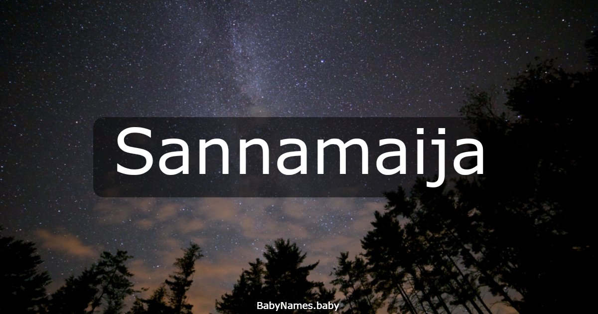 Sannamaija