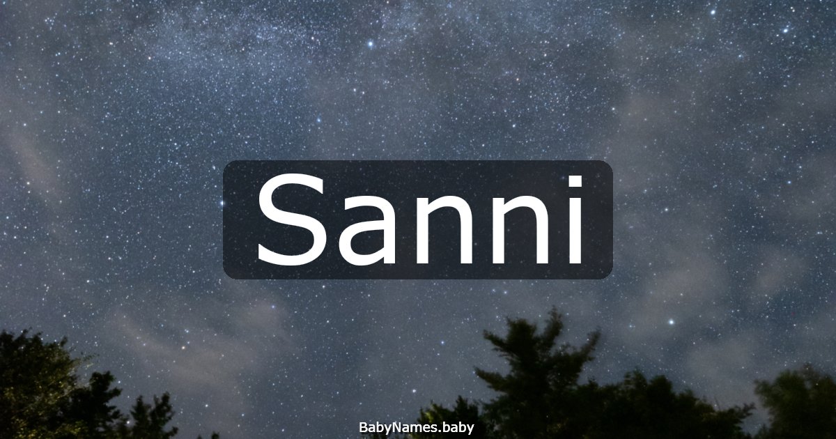 Sanni