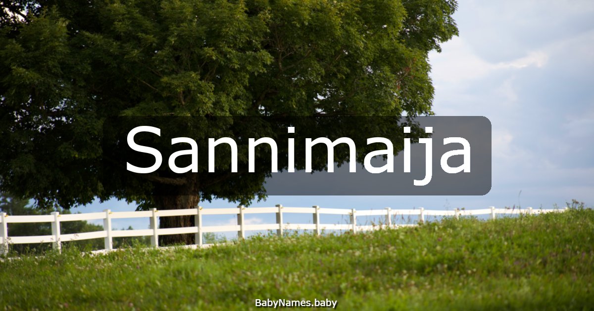 Sannimaija