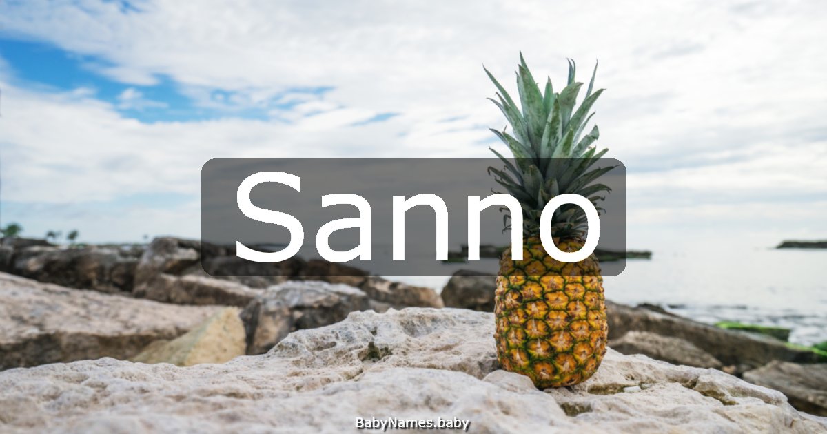 Sanno