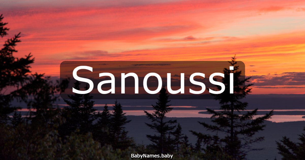 Sanoussi